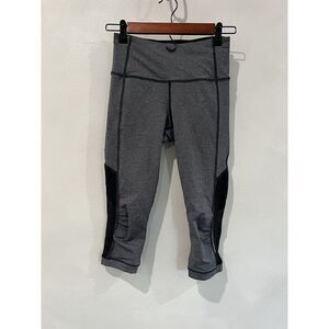 lululemon athletica Gray and Black Leggings